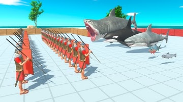100 Romanus vs Factions - Animal Revolt Battle Simulator