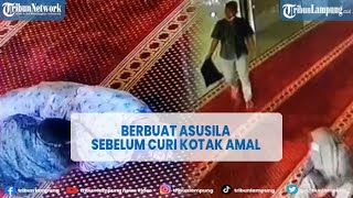 Viral Sepasang Kekasih Berbuat Asusila Sebelum Bobol Kotak Amal Masjid