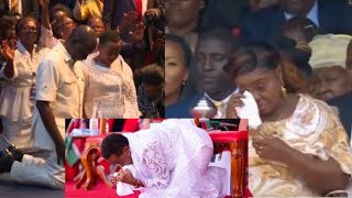 SEE BISHOP KATHY KIUNA PREACHING THAT MADE RACHAEL RUTO,PST.DORCAS KNEEL DOWN PRAY CRYING LIVE KICC