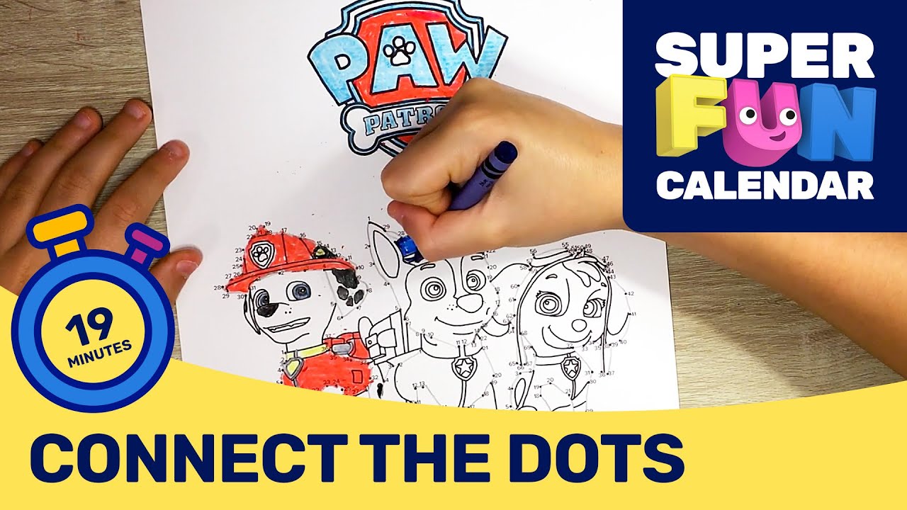 Super Fun Calendar | Connect the PAW Dots! | PAW Patrol Official & Friends