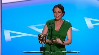 Olivia Colman wins Leading Actress Bafta - The British Academy Television Awards 2014 - BBC One