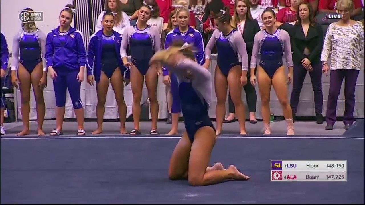 Ashleigh Gnat (LSU)  -  Bars  - 10-0 Vault  -  Floor  -  Beam