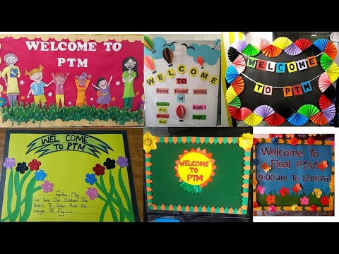 Preschool PTM bulletin board decoration ideas/School PTM ...