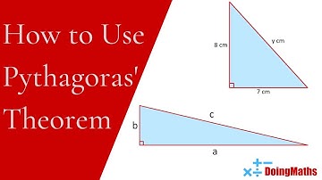 How to Use Pythagoras Theorem - A Quick Maths Lesson Video