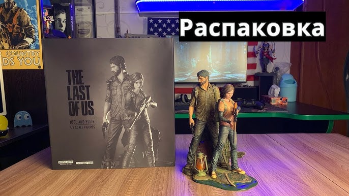 The Last of Us Post Pandemic Edition Joel & Ellie Statue PS3 Rare