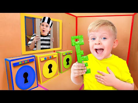اولیور کے ساتھ دیو ہیکل باکس قلعے کی بھول بھلیاں کا چیلنج