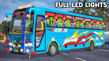 NEW BV MAXIMA V1.5 BUS MOD RELEASED FOR BUSSID || FULL LED LIGHTS || ETS2 ANIMATIONS ||