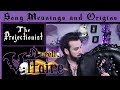 Song Meanings and Origins: The Projectionist - Aurelio Voltaire