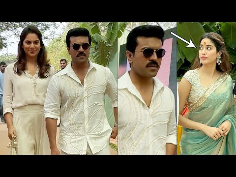 Ram Charan, Upasana And Janhvi Kapoor Visuals @ #RC16 - YOUTUBE