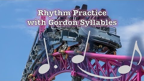 Rhythm Practice with Gordon Syllables - Dots and Ties