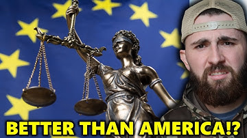 American Reacts to "Your Rights as a European" *SHOCKING*