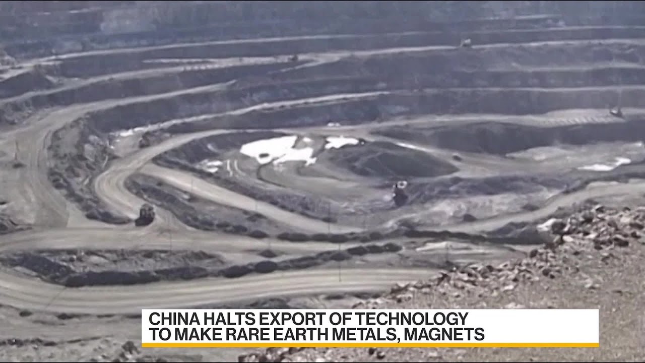 Read more about the article China Halts Exports of Some Rare-Earth Processing Technologies – Bloomberg Television