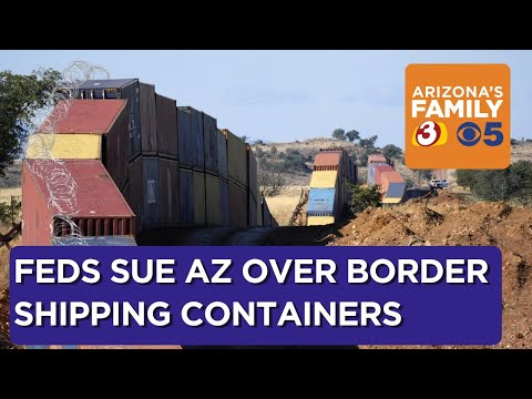 Feds sue Gov. Doug Ducey over shipping containers at the border