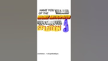 Have you heard of Splatoon 3?