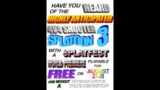 Have You Heard Of Splatoon 3?