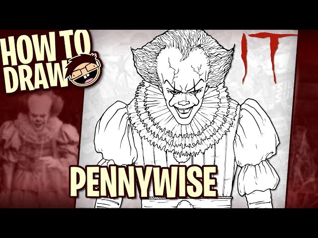 Pennywise the dancing clown drawing * Thanks for the feature!!*