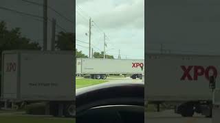 XPO Logistics Driver Backing 53 Foot Trailer