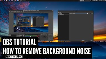 How To Remove Background Noise in OBS (Easy Basic Method) Geekoutdoors.com EP1008