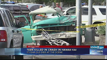 Kaiser High School student killed in Hawaii Kai crash