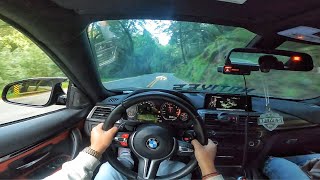 POV Drive | 500 WHP BMW M4 MOUNTAIN RUN [4K] | *Loud Exhaust*
