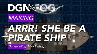Map Making: Creating a Useful Pirate Ship/Starship TTRPG Map