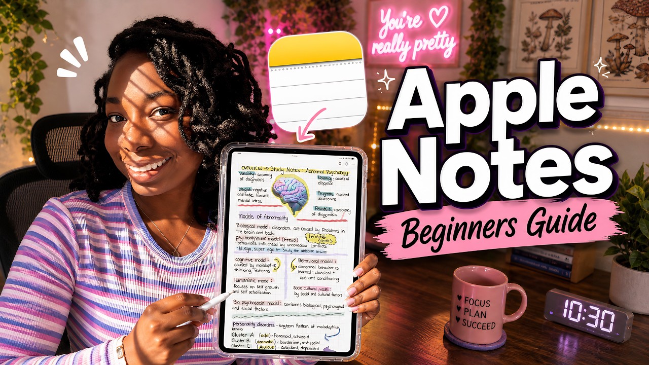 Free Notes Tutorial Apple Notes Tutorial: Start Taking Digital Notes Today - YouTube