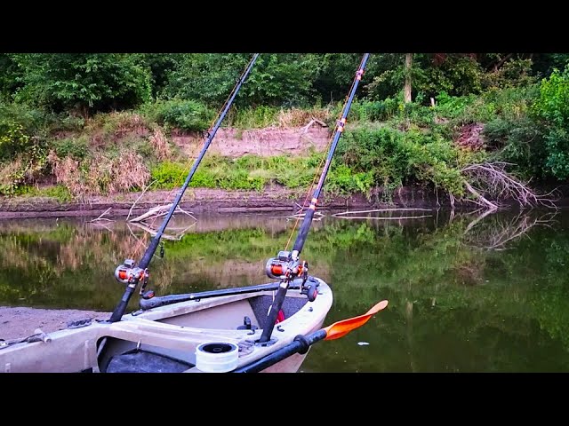 Kayak Fishing for Flathead Catfish — River Certified Fishing, Kayak  Fishing, And Camping