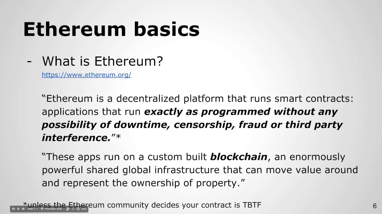 Smart Contract Security in Ethereum