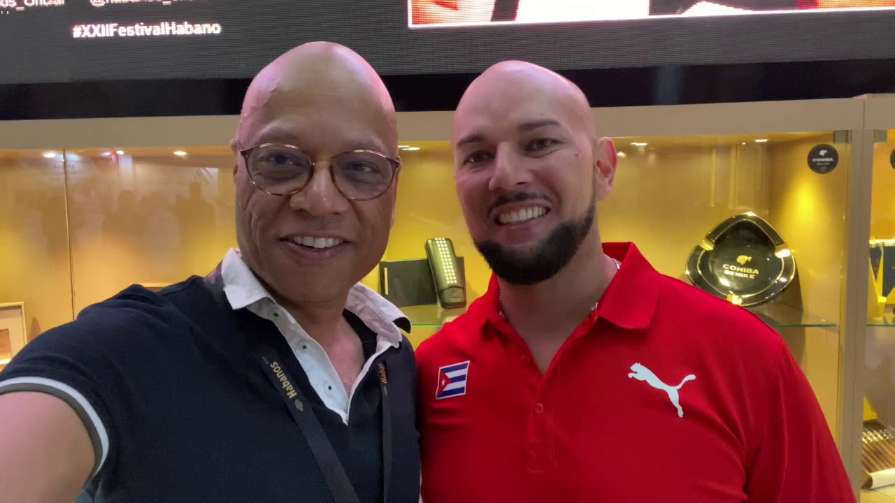 The visit to the Convention Centre in Havana for the Habanos Festival