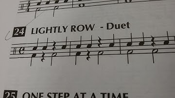 Snare and Bass Drum Parts - Lightly Row