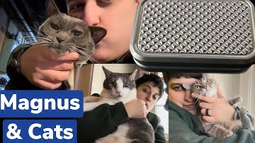 Unboxing the Retro Magnus Fidget Slider in Titanium and also Discussing Cats