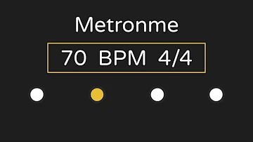 Metronome | 70 BPM | 4/4 Time (with Accent )