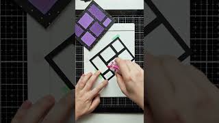 Postage Collage Blocks Die - Shaker Card #waffleflowercrafts #cardmaking #handmadecards