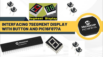 06 | Interfacing with 7 segment  and Button with PIC16F877A #PIC16F877A #7SEGMENT #BUTTON