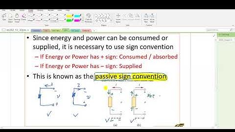 Circuit: ch 1 passive sign convention