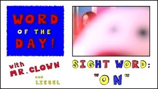 Mr. Clowns Word Of The Day Sight Word On