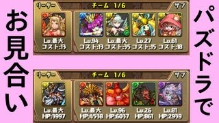 【パズドラ】モンスターでフィーリングカップル５vs５を実況してみた！