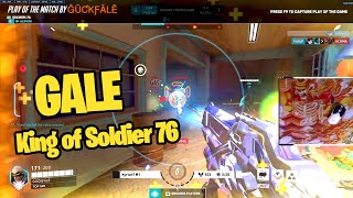 POTG! GALE The GREATEST DPS Player Ever? ASHE + SOLDIER 76 GAMEPLAY OVERWATCH 2 SEASON 1