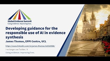 Developing guidance for the responsible use of AI in evidence synthesis