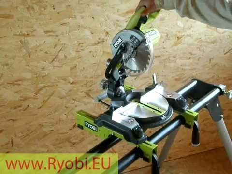 knoglebrud Indigenous Fantasi 18V Mitre Saw Ryobi EMS190DCL - aku pokosová pila, www.ryobi.eu - YouTube