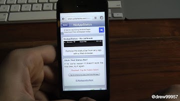 NoAppStatus Removing Your Status Bar NO JAILBREAK REQUIRED