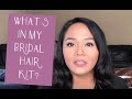 ⁉️WHAT'S IN MY BRIDAL HAIR KIT? | PRO KIT🌟