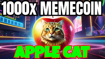 APPLECAT! 🍎 The Next 1000X MEMECOIN GEM ON SOLANA! 1 BILLION MARKET CAP PROGRAMMED!