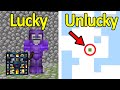 LUCKIEST vs UNLUCKIEST Minecraft Moments #5