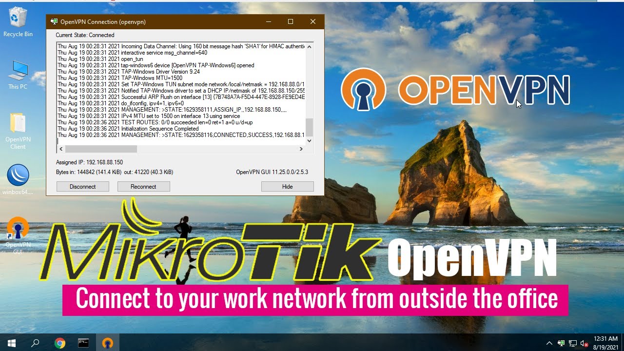 How to create VPN server on Mikrotik with OpenVPN ( Client to Site )