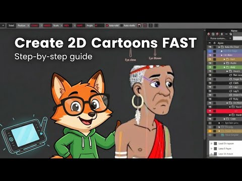 The easiest way to create 2d cartoon animation #moho #shorts #animation ...