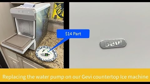 GEVI household nugget ice maker repair