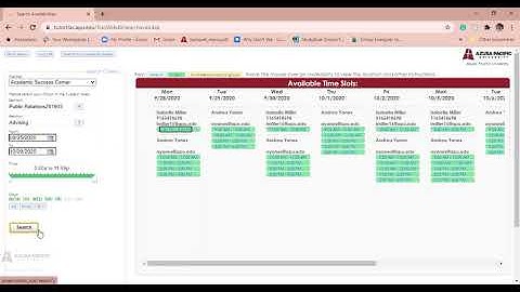 Making an appointment with your Advisor