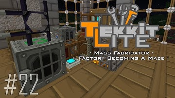 Tekkit Lite - Part 22: Mass Fabricator & UU-Matter