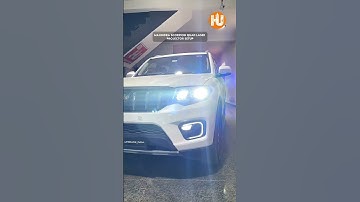 MAHINDRA SCORPION QUAD LASER PROJECTOR SETUP #mahindra #scorpion #laserprojector #headlightupgrade
